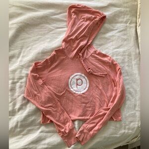 Pure Barre Circle P Cropped Hoodie
